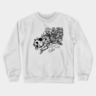 PANDA DOODLE ANGRY Crewneck Sweatshirt